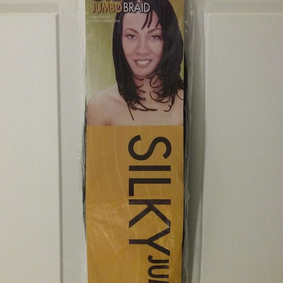 Magic Collection Silky Jumbo Braid, 100% Synthetic Fiber, Color: 1B, NEW - Picture 4 of 11